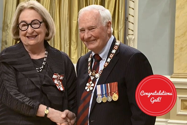 Gail Lord Invested as Member of the Order of Canada